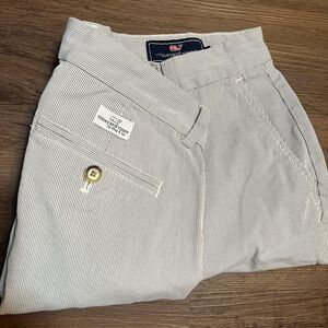 Vineyard Vines Men's 34 Striped Shorts 9" Inseam Preppy‎ Whale Logo Stretch
